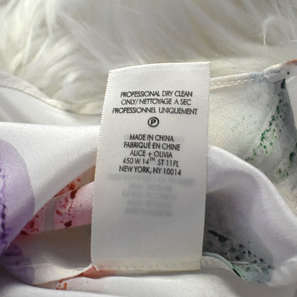 Alice + Olivia | Eli Macaron Print Flutter Blouse - image 8